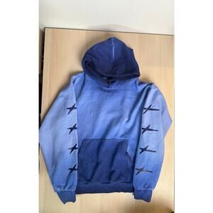 MNTGE Faded Hoodie (Blue) - Size M - NEW